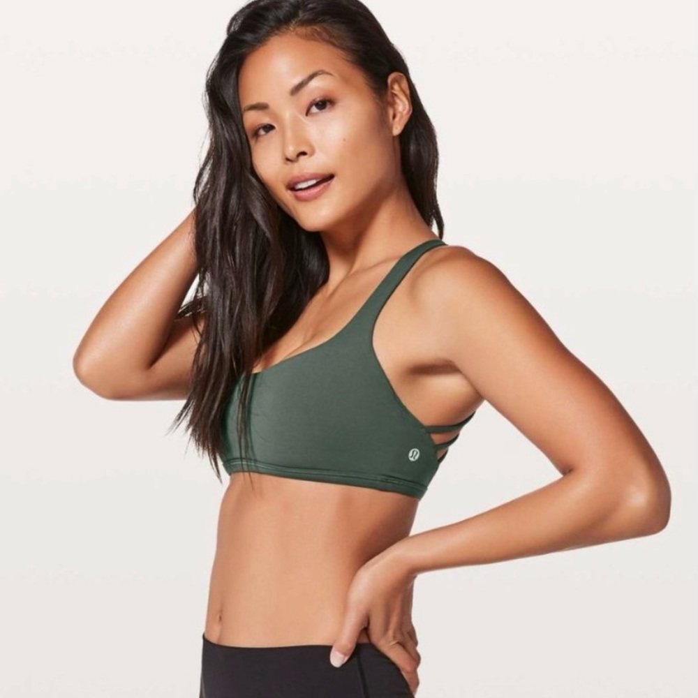 lululemon athletica Deep Green Sports Bra